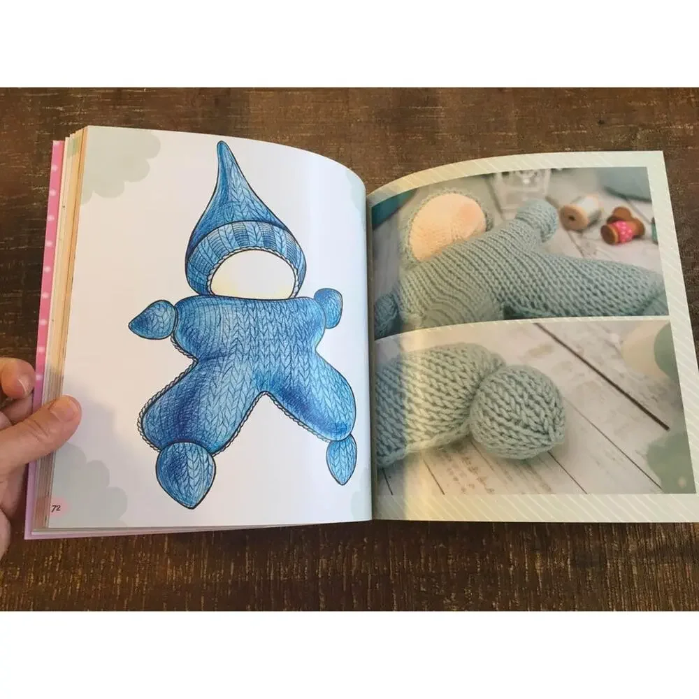 NEW Cute Knitted Toys Amigurumi Pattern Book Knitting Baby Doll Stuffie